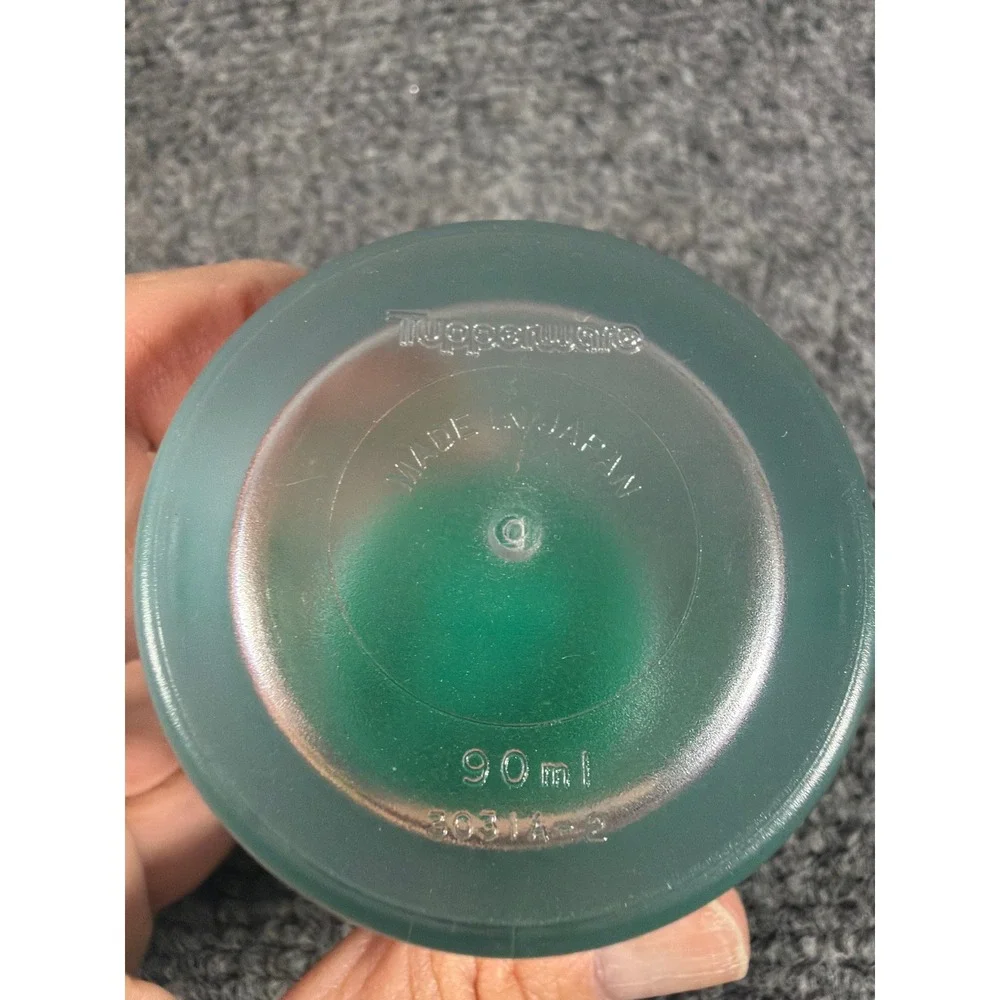 Tupperware Salt and Pepper Shakers Set Green Lids 90ml 135ml